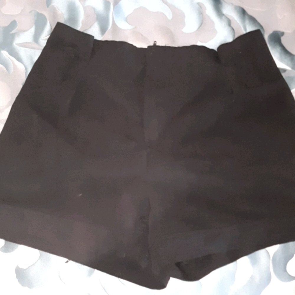 Black high waisted shorts